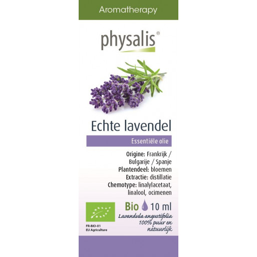 OLEJEK ETERYCZNY LAWENDA WĄSKOLISTNA (ECHTE LAVENDEL) BIO 10 ml - PHYSALIS