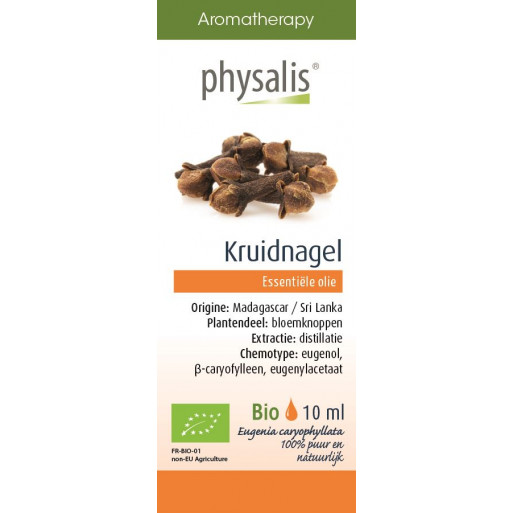 OLEJEK ETERYCZNY GOŹDZIKOWIEC KORZENNY (KRUIDNAGEL) BIO 10 ml - PHYSALIS