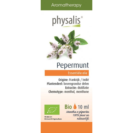 OLEJEK ETERYCZNY MIĘTA PIEPRZOWA (PEPERMUNT) BIO 10 ml - PHYSALIS
