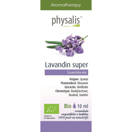 OLEJEK ETERYCZNY LAWENDA POŚREDNIA (LAVANDIN SUPER) BIO 10 ml - PHYSALIS