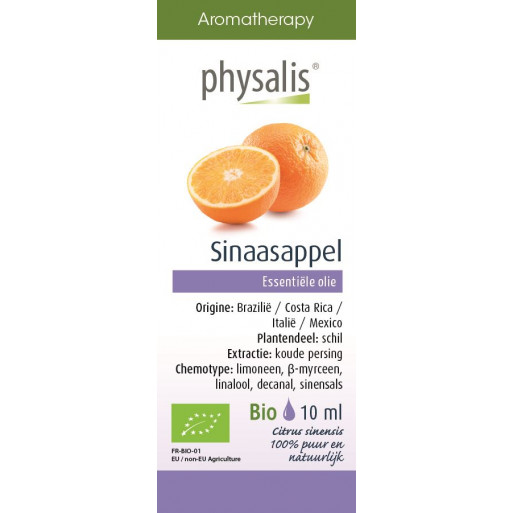 OLEJEK ETERYCZNY POMARAŃCZA CHIŃSKA (SINAASAPPEL) BIO 10 ml - PHYSALIS