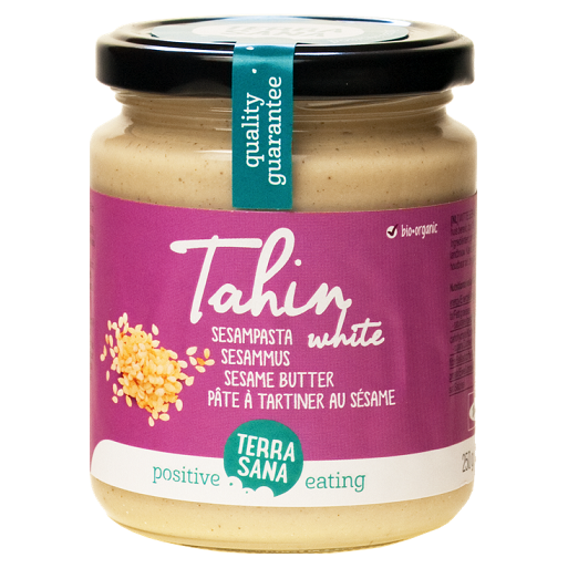 TAHINI BIAŁE (PASTA SEZAMOWA) BIO 250 g - TERRASANA