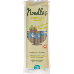 MAKARON (RYŻOWY RAZOWY TYPU NOODLE Z WAKAME) BEZGLUTENOWY BIO 250 g - TERRASANA