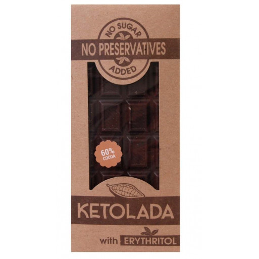 TABLICZKA BEZ DODATKU CUKRÓW 100 g - KETOLADA
