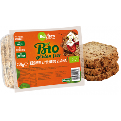 CHLEB Z PEŁNEGO ZIARNA KROJONY BEZGLUTENOWY BIO 250 g - BALVITEN