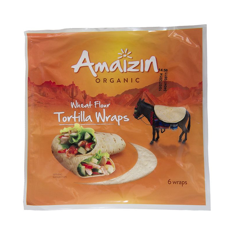 TORTILLA WRAPS BIO 240 g - AMAIZIN