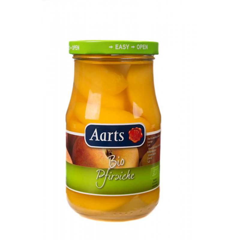 BRZOSKWINIE PLASTRY W LEKKIM SYROPIE BIO 350 g (190 g) - AARTS