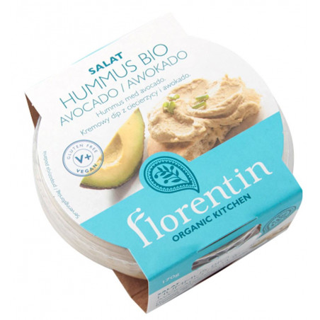 HUMMUS Z AWOKADO BEZGLUTENOWY BIO 170 g - FLORENTIN