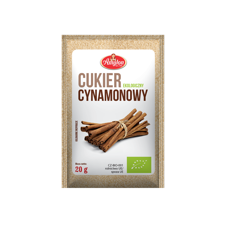 CUKIER CYNAMONOWY BIO 20 g - AMYLON