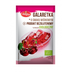 GALARETKA O SMAKU WIŚNIOWYM BEZGLUTENOWA BIO 40 g - AMYLON