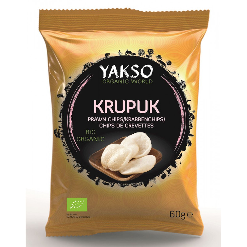 PRAŻYNKI KREWETKOWE BIO 60 g - YAKSO