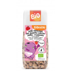 ŻELKI OWOCOWE BEZ DODATKU CUKRÓW BEZGLUTENOWE BIO 75 g - BIOMINKI