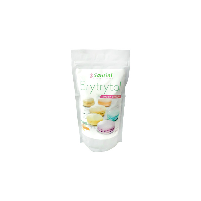 ERYTRYTOL FRANCUSKI BEZGLUTENOWY 500 g (TOREBKA) - SANTINI