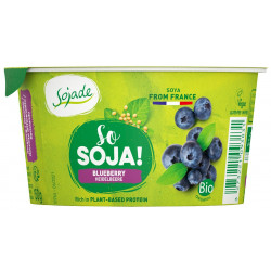 DESER SOJOWY Z BORÓWKAMI BEZGLUTENOWY BIO 150 g - SOJADE