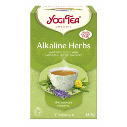 HERBATKA ZIOŁA ALKALICZNE (ALKALINE HERBS) BIO (17 x 2,1 g) 35,7 g - YOGI TEA