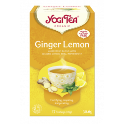HERBATKA IMBIROWO - CYTRYNOWA (GINGER LEMON) BIO (17 x 1,8 g) 30,6 g - YOGI TEA