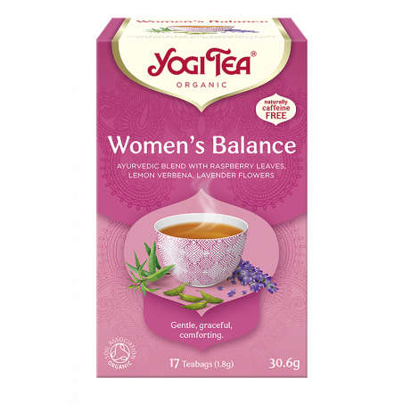 HERBATKA DLA KOBIET - RÓWNOWAGA (WOMEN'S BALANCE) BIO (17 x 1,8 g) 30,6 g - YOGI TEA