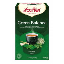 HERBATA ZIELONA RÓWNOWAGA (GREEN BALANCE) BIO (17 x 1,8 g) 30,6 g - YOGI TEA