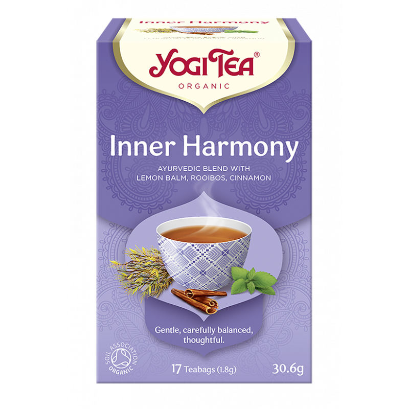 HERBATKA WEWNĘTRZNA HARMONIA (INNER HARMONY) BIO (17 x 1,8 g) 30,6 g - YOGI TEA