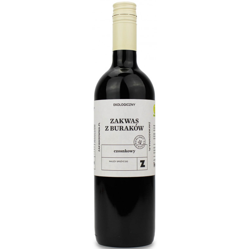 ZAKWAS Z BURAKÓW CZOSNKOWY BIO 700 ml - ZAKWASOWNIA