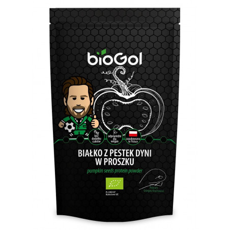 BIAŁKO Z PESTEK DYNI W PROSZKU BIO 150 g - BIOGOL