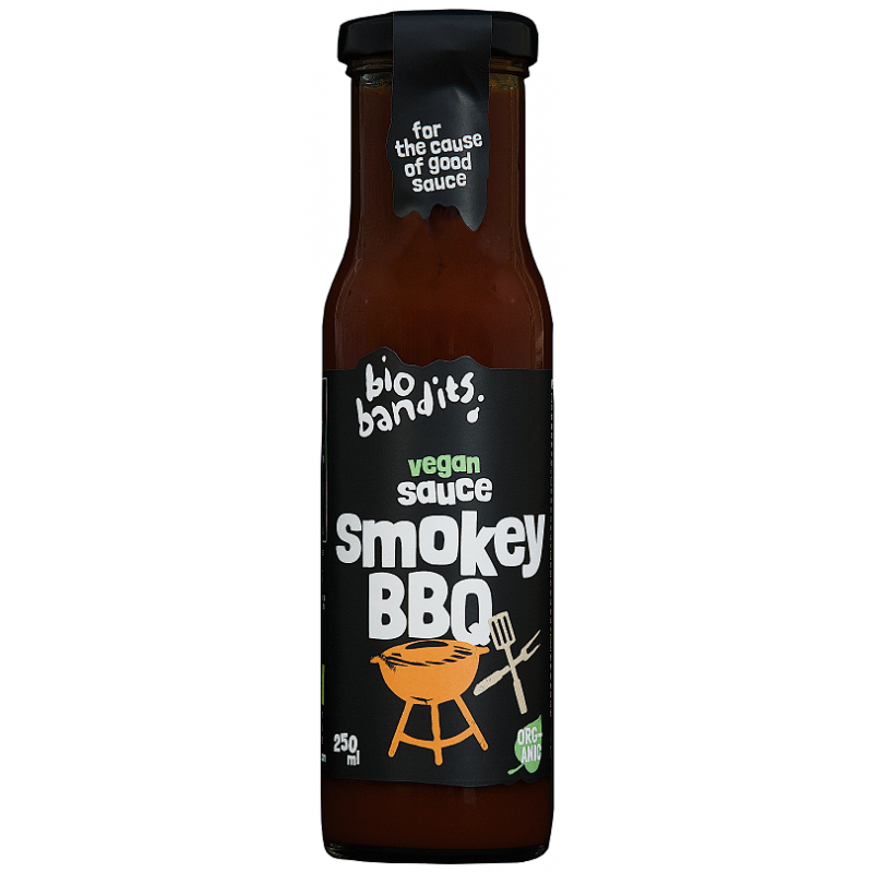 SOS WEGAŃSKI BBQ BIO 250 ml - BIO BANDITS
