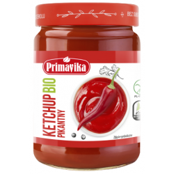 KETCHUP PIKANTNY BEZGLUTENOWY BIO 315 g - PRIMAECO