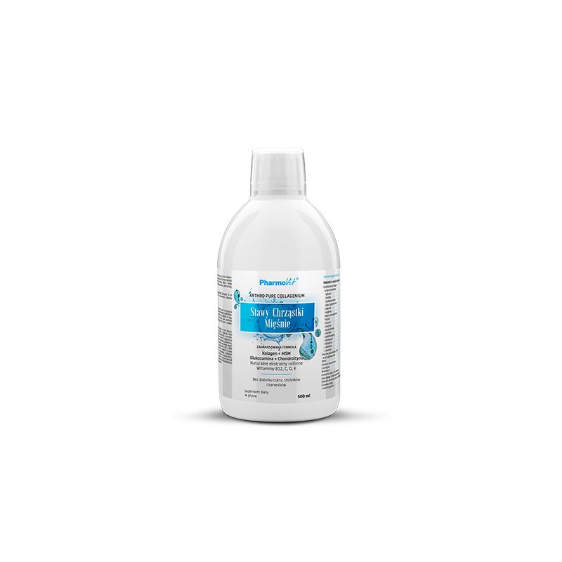 SUPLEMENT DIETY NA STAWY, CHRZĄSTKI I MIĘŚNIE W PŁYNIE BEZGLUTENOWY 500 ml - PHARMOVIT