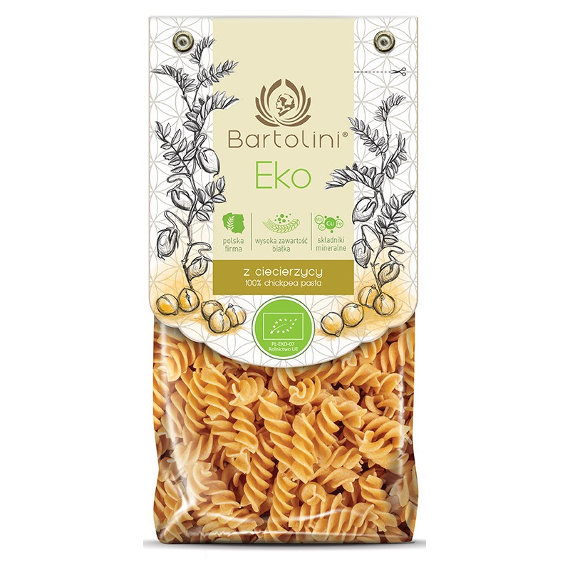 MAKARON (Z CIECIERZYCY) ŚWIDERKI BIO 250 g - BARTOLINI