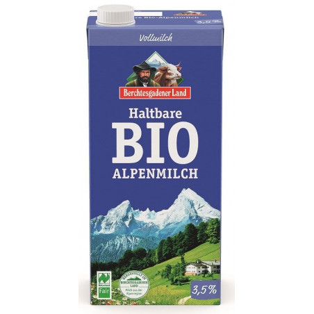 MLEKO UHT (min. 3,5 % TŁUSZCZU) BIO 1 L - BERCHTESGADENER LAND