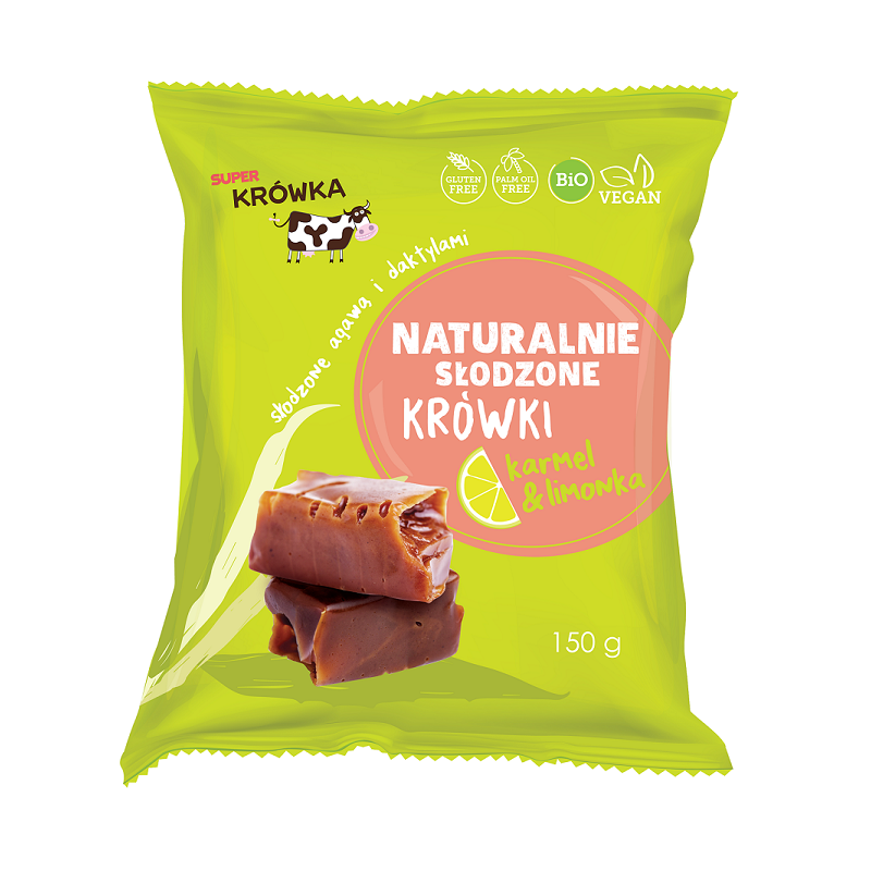 KRÓWKI SŁODZONE AGAWĄ I DAKTYLAMI BEZGLUTENOWE BIO 150 g - ME GUSTO (SUPER KRÓWKA)