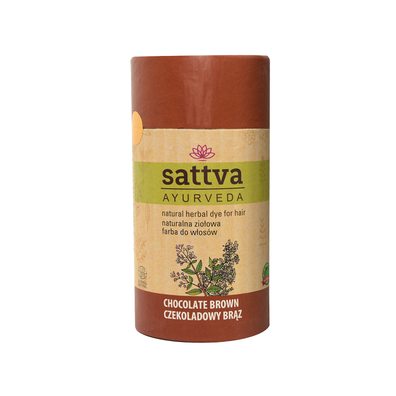 HENNA CZEKOLADOWY BRĄZ ECO 150 g - SATTVA