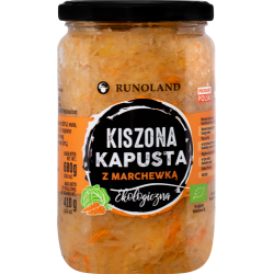 KAPUSTA KISZONA Z MARCHEWKĄ BIO 680 g (410 g) - RUNOLAND