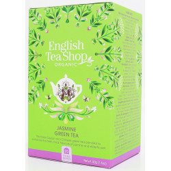 HERBATA ZIELONA Z JAŚMINEM I DZIKIM BZEM BIO (20 x 2 g) 40 g - ENGLISH TEA SHOP ORGANIC