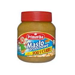 PASTA Z ORZESZKÓW ZIEMNYCH BEZ DODATKU SOLI I CUKRU BEZGLUTENOWA 350 g - PRIMAVIKA