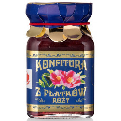 KONFITURA Z PŁATKÓW RÓŻY 220 g - POLSKA RÓŻA