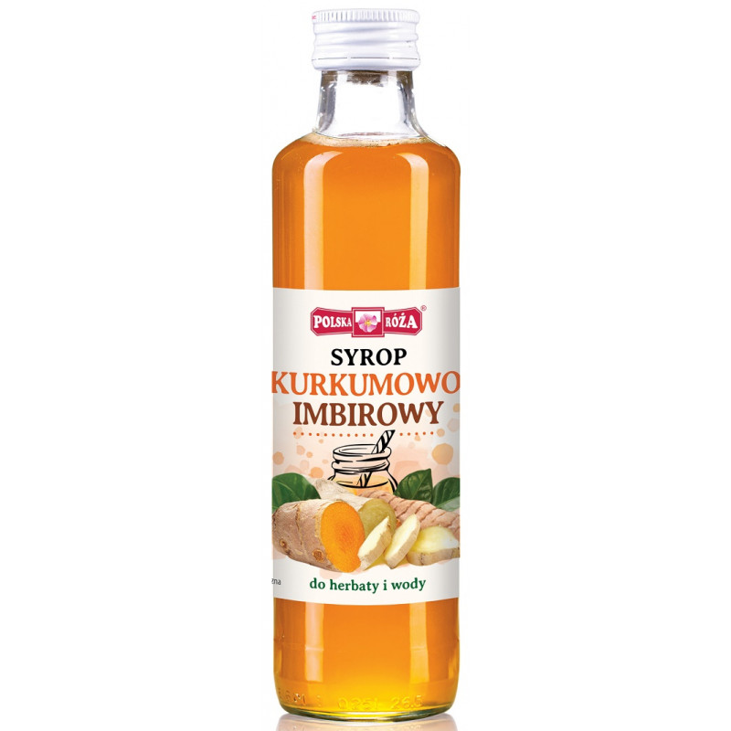 SYROP KURKUMOWO - IMBIROWY 250 ml - POLSKA RÓŻA