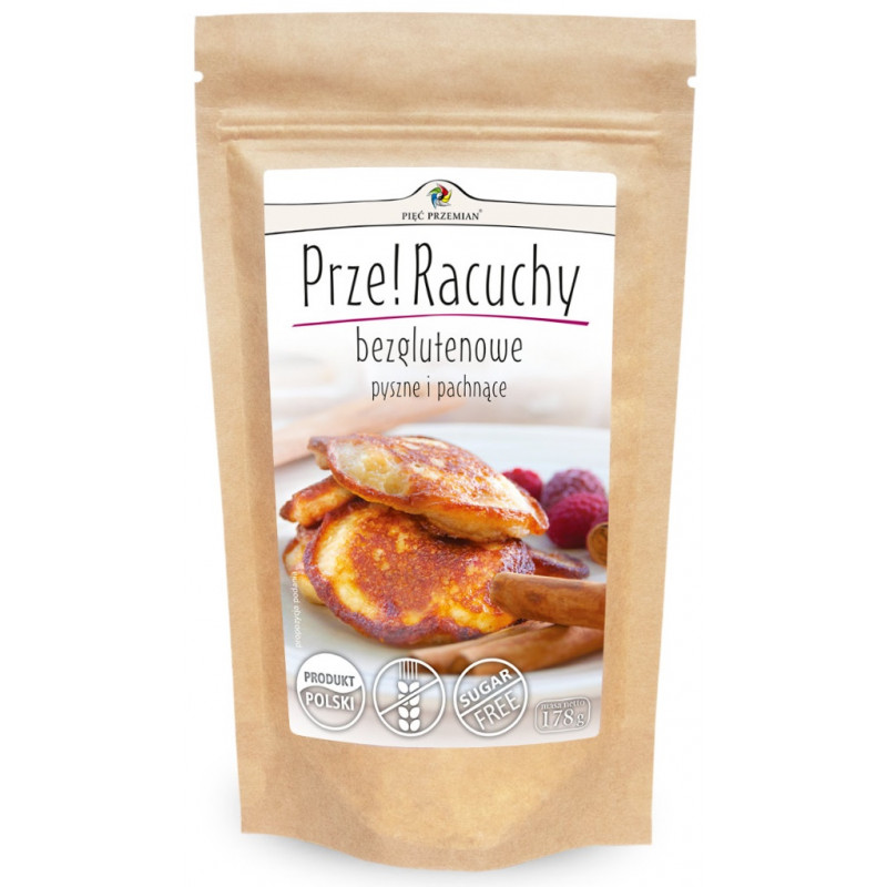 MIESZANKA NA RACUCHY OWSIANE BEZGLUTENOWE 178 g - PIĘĆ PRZEMIAN
