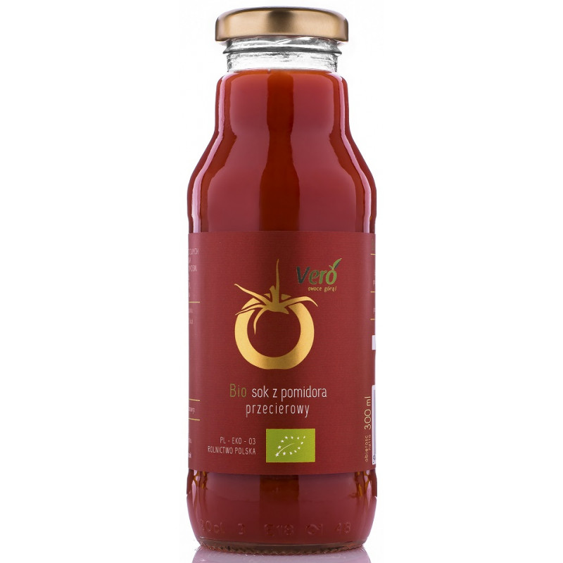 SOK Z POMIDORA PRZECIEROWY BIO 300 ml - VERO