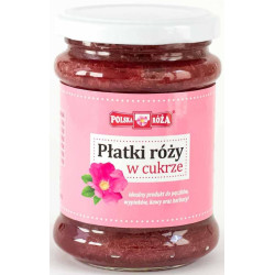 PŁATKI RÓŻY W CUKRZE 320 g - POLSKA RÓŻA