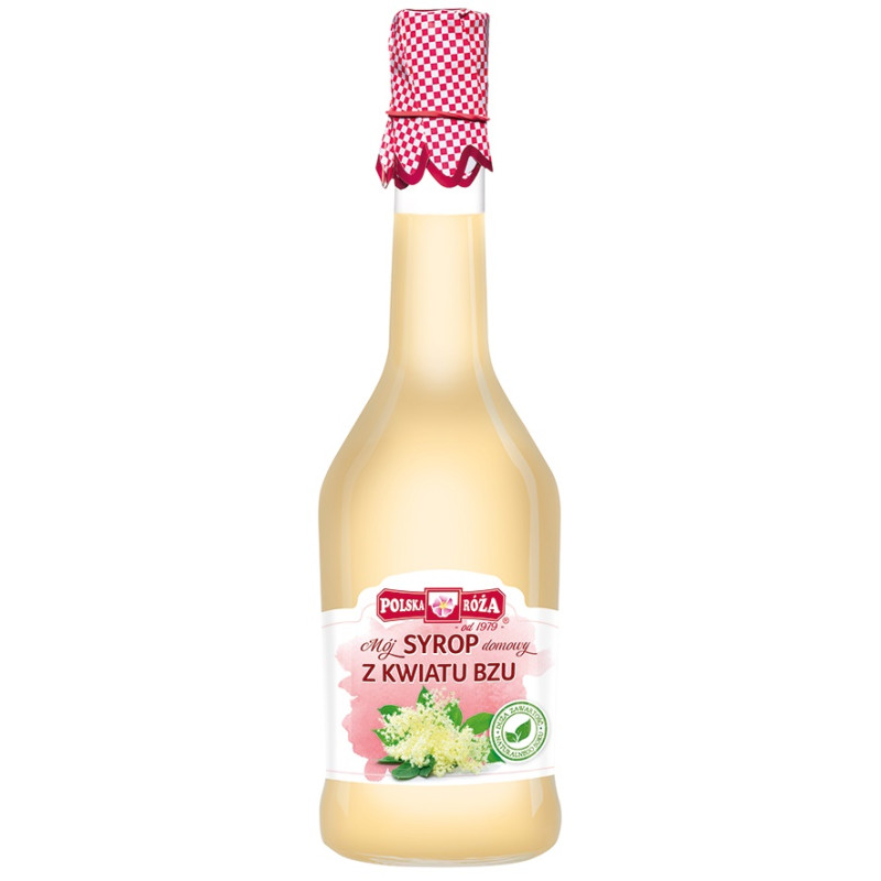 SYROP Z KWIATÓW CZARNEGO BZU 500 ml - POLSKA RÓŻA