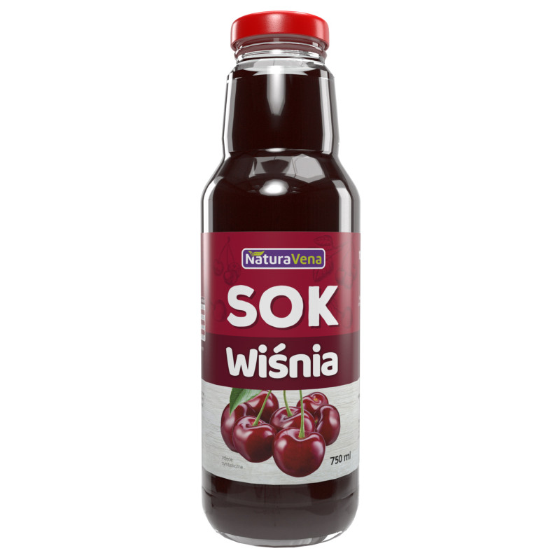 SOK Z WIŚNI 750 ml - NATURAVENA