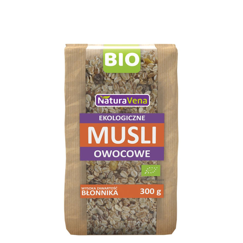 MUSLI OWOCOWE BIO 300 g - NATURAVENA