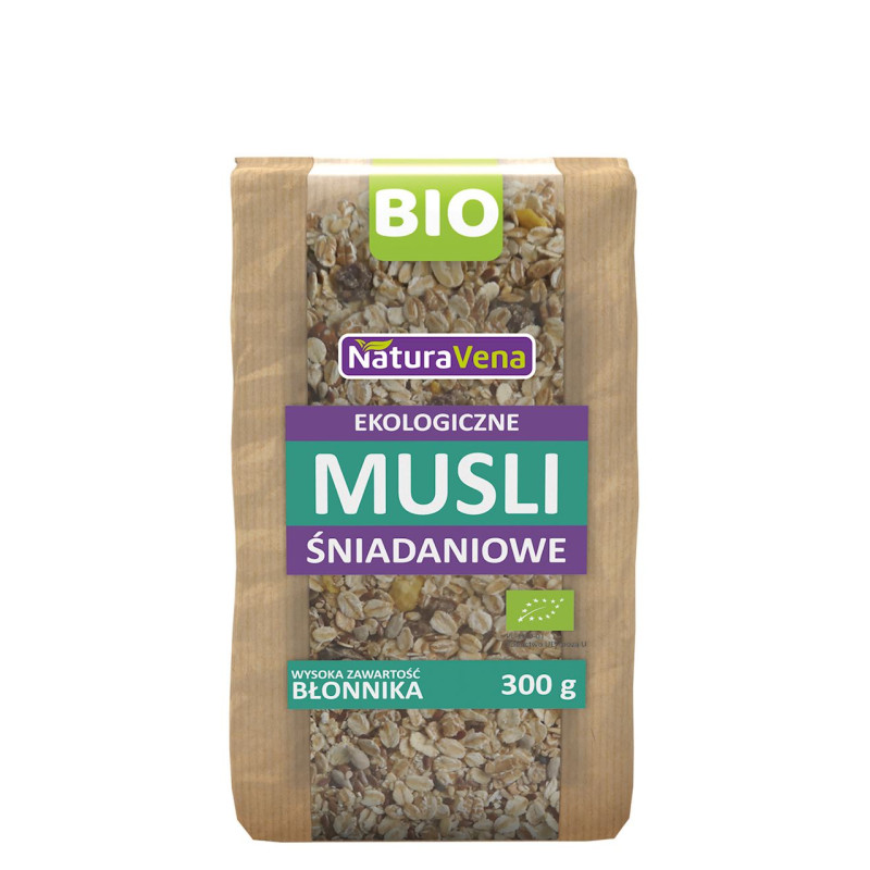 MUSLI ŚNIADANIOWE BIO 300 g - NATURAVENA