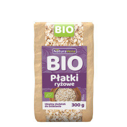 PŁATKI RYŻOWE BIO 300 g - NATURAVENA