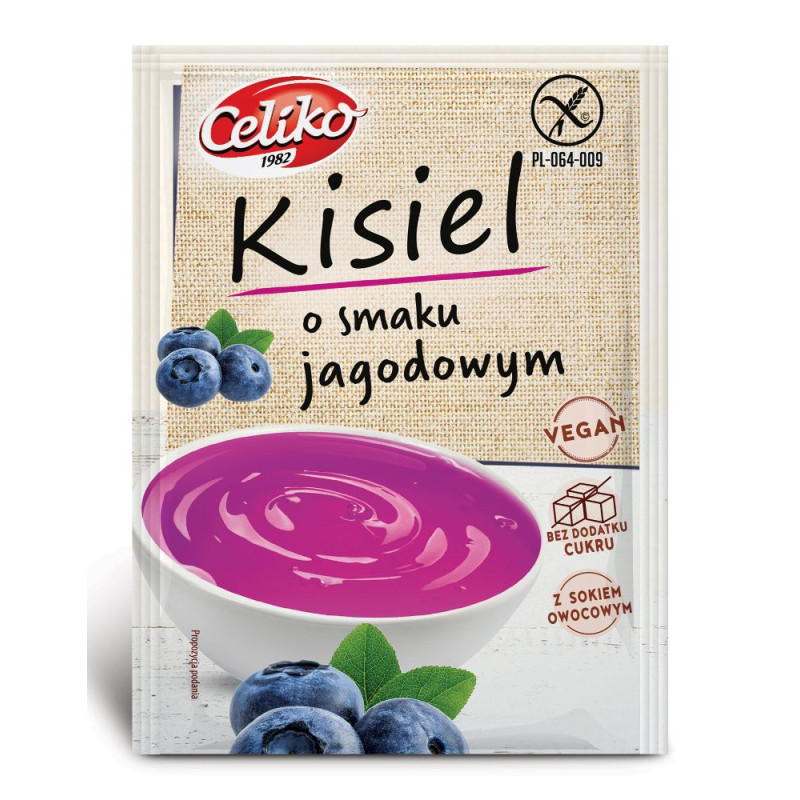 KISIEL JAGODOWY B/G 40 g - CELIKO
