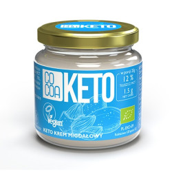 KREM MIGDAŁOWY KETO BEZ DODATU CUKRU BIO 200 g - COCOA