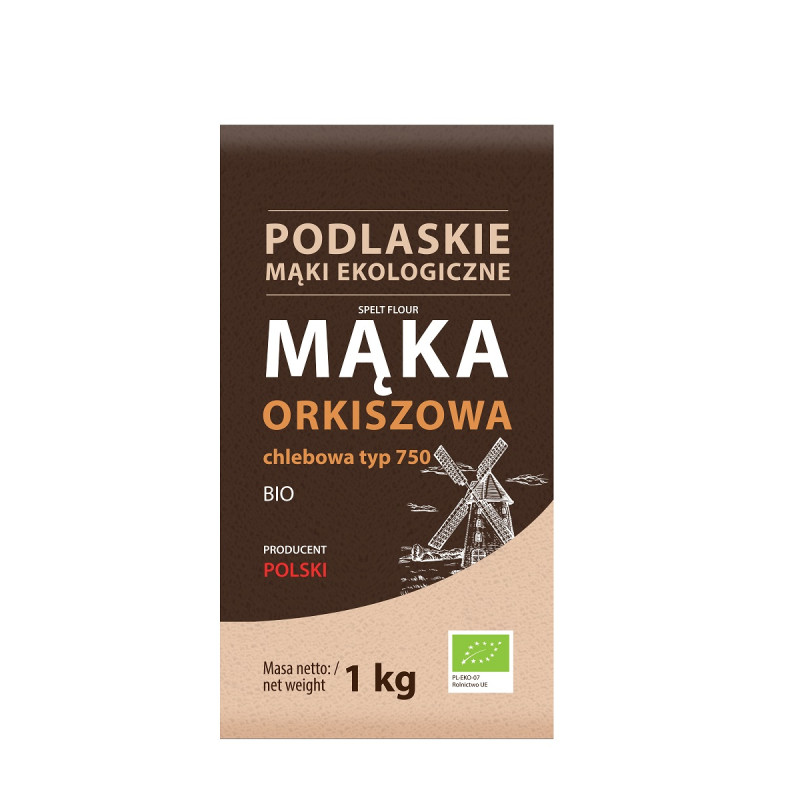 MĄKA ORKISZOWA CHLEBOWA TYP 750 BIO 1 kg - BIO LIFE