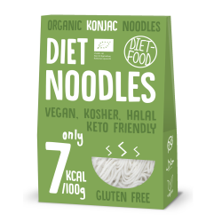 MAKARON (KONJAC) NOODLE BEZGLUTENOWY BIO 385 g (300 g) - DIET-FOOD