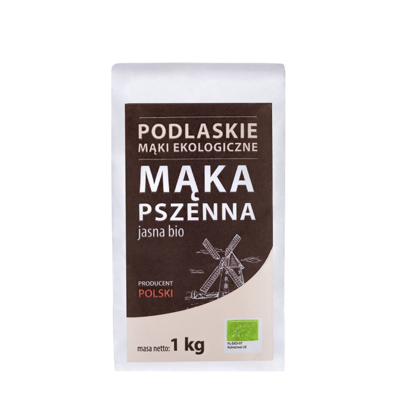 MĄKA PSZENNA JASNA TYP 550 BIO 1 kg - BIO LIFE